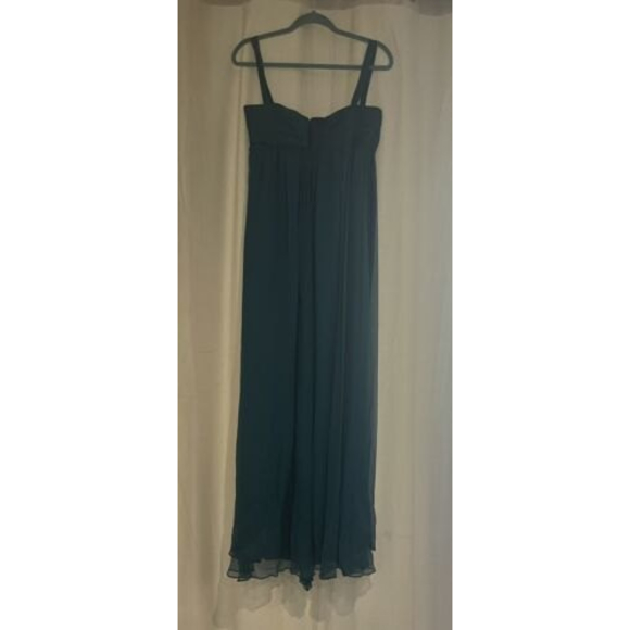 BRAND NEW Amsale Evening Gown In Teal - Picture 1 of 4